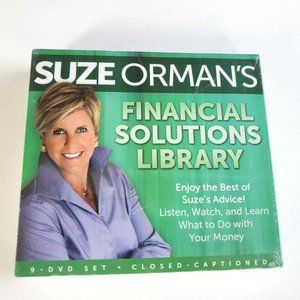 Suze Orman's Financial Solutions Library (9 Disk-Set) New Sealed 9 DVDs